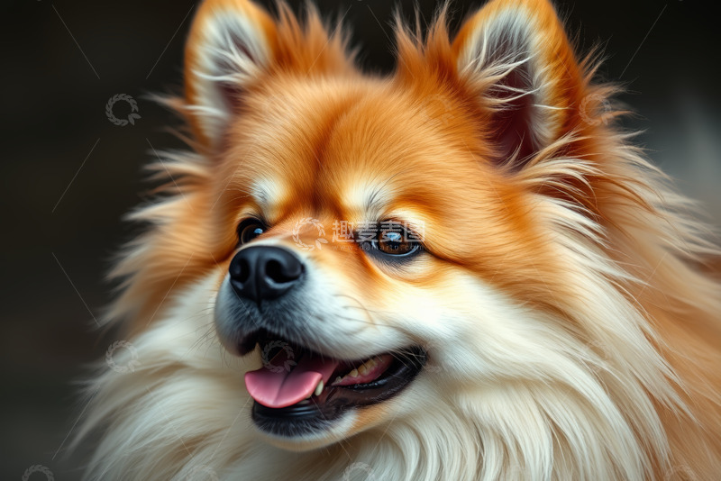 高清大图下载【趣麦麦图】可爱宠物狗特写