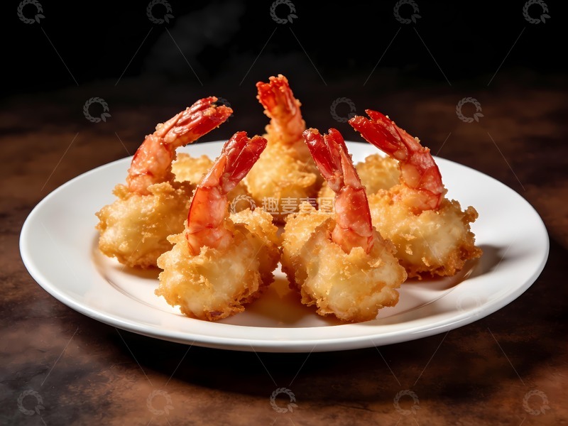 高清大图下载【趣麦麦图】一一盘天妇罗美食