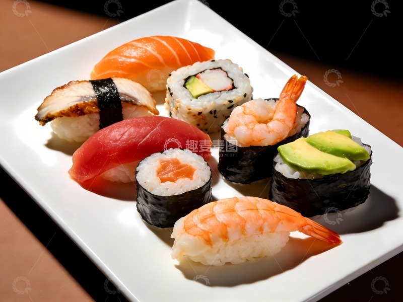 高清大图下载【趣麦麦图】日本美食寿司