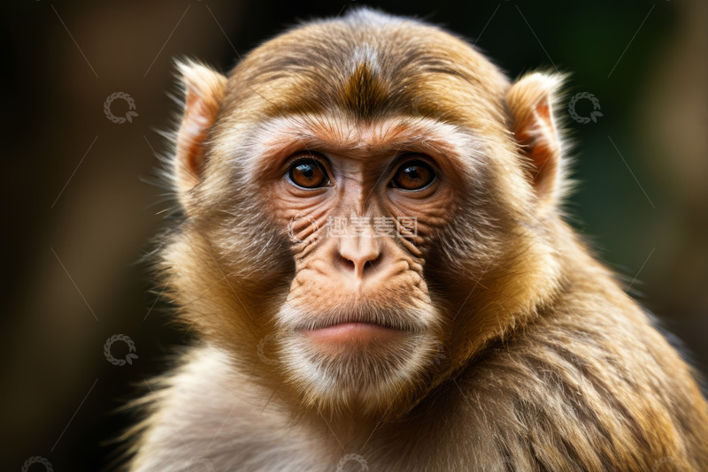 高清大图下载【趣麦麦图】猴子特写近景