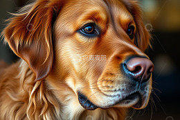 金毛犬特写