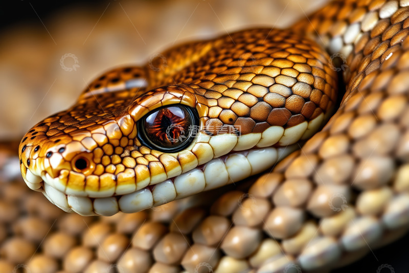 高清大图下载【趣麦麦图】蛇类特写微距画面