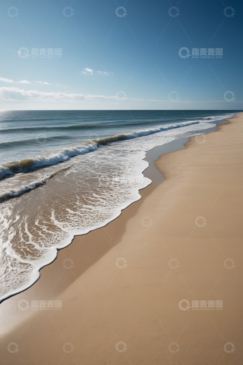 高清大图下载【趣麦麦图】海边沙滩海浪风景