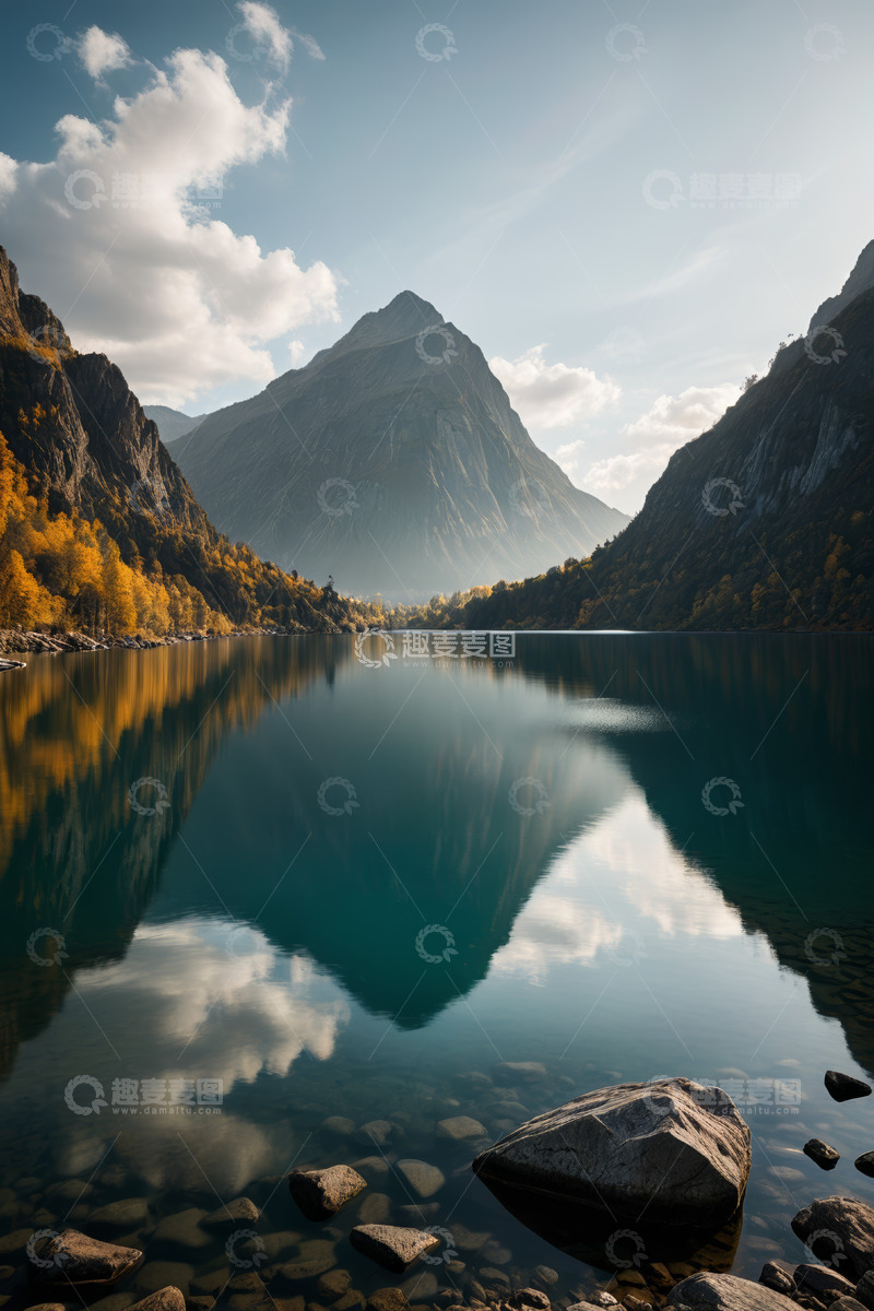 高清大图下载【趣麦麦图】山水湖泊自然风光