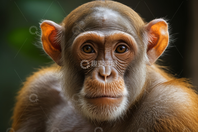 高清大图下载【趣麦麦图】猴子特写近景画面