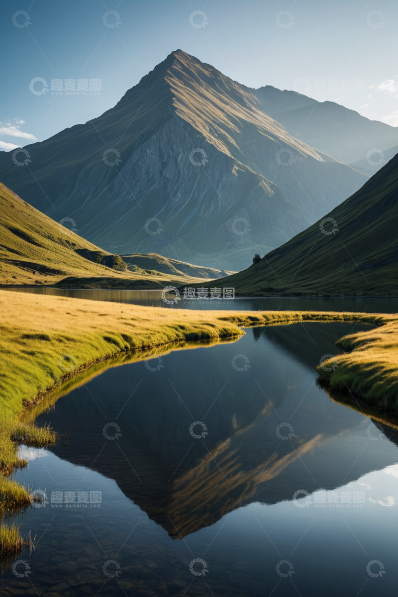 高清大图下载【趣麦麦图】山景湖泊自然风光