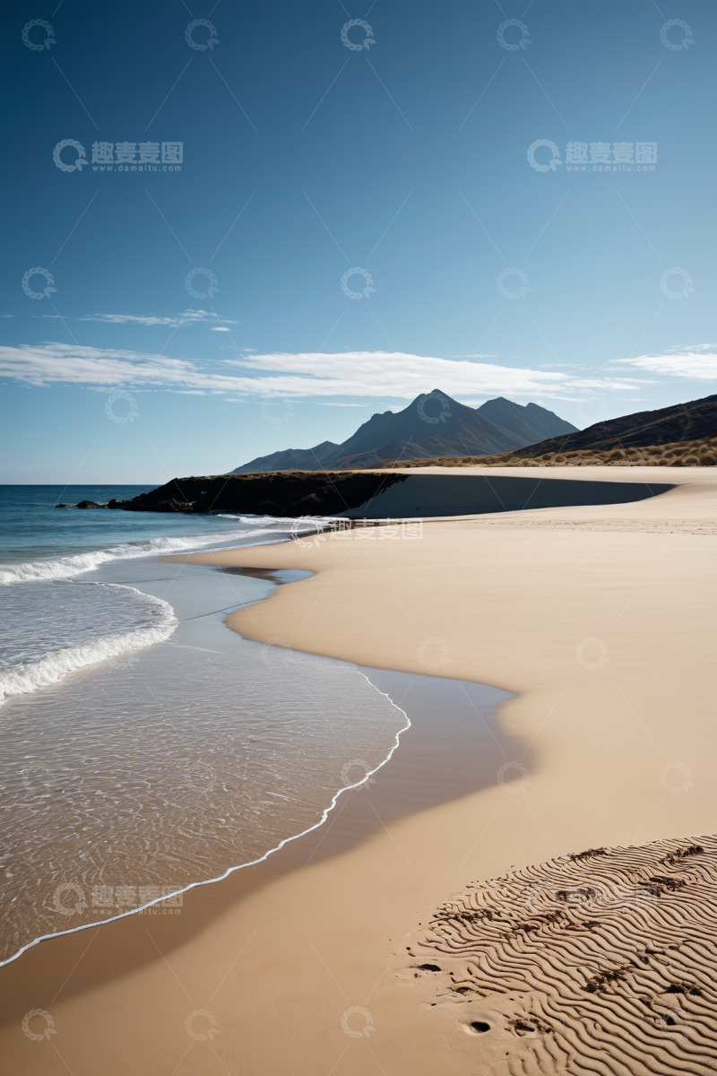 高清大图下载【趣麦麦图】海滩自然风光全景