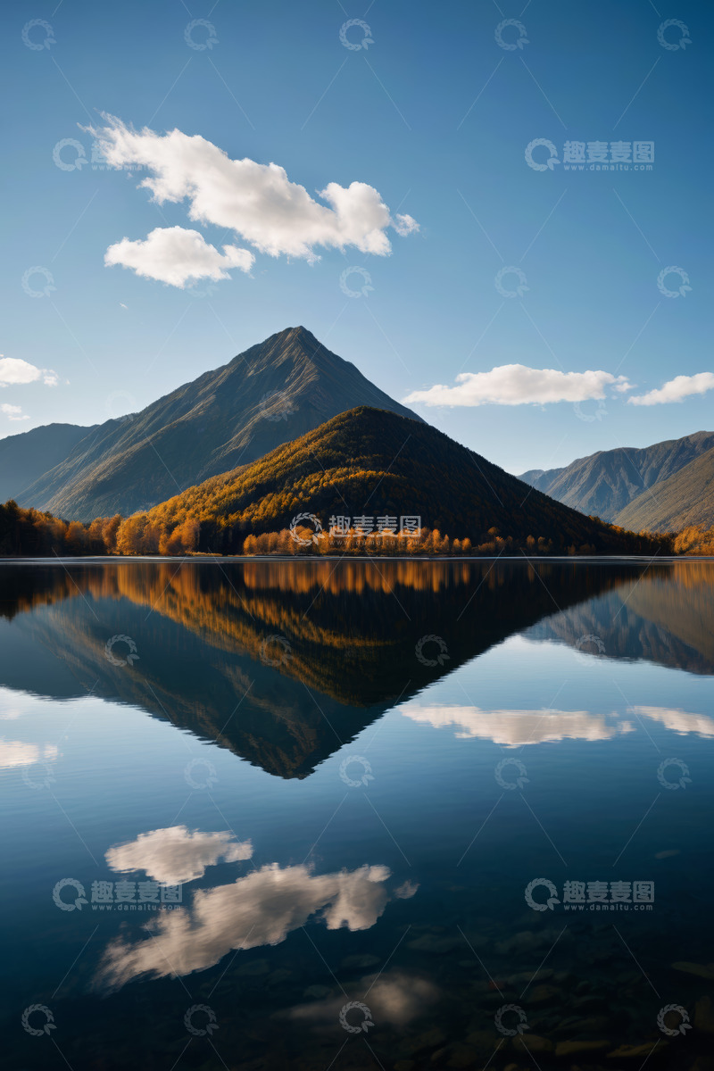 高清大图下载【趣麦麦图】山水相依的自然风景