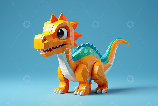 卡通恐龙3D模型