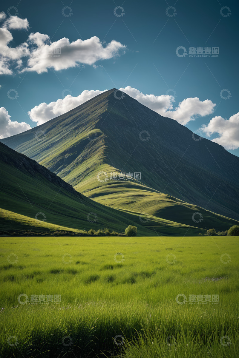 高清大图下载【趣麦麦图】青山绿草自然风光