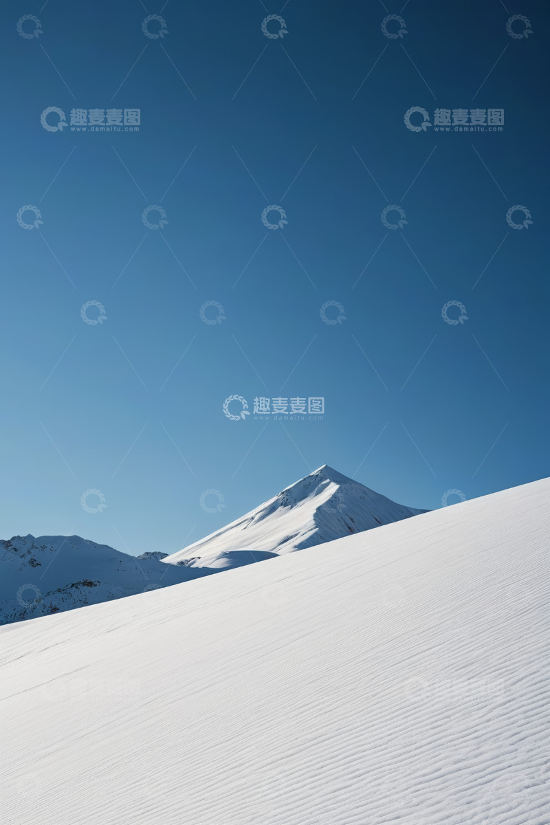 高清大图下载【趣麦麦图】雪山户外自然风景