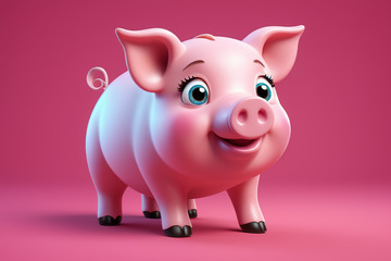 卡通小猪可爱形象