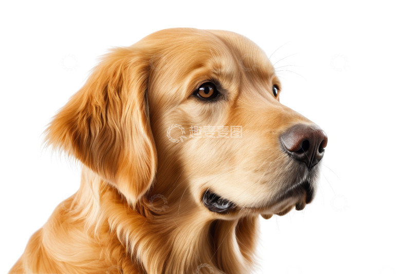 高清大图下载【趣麦麦图】金毛犬特写