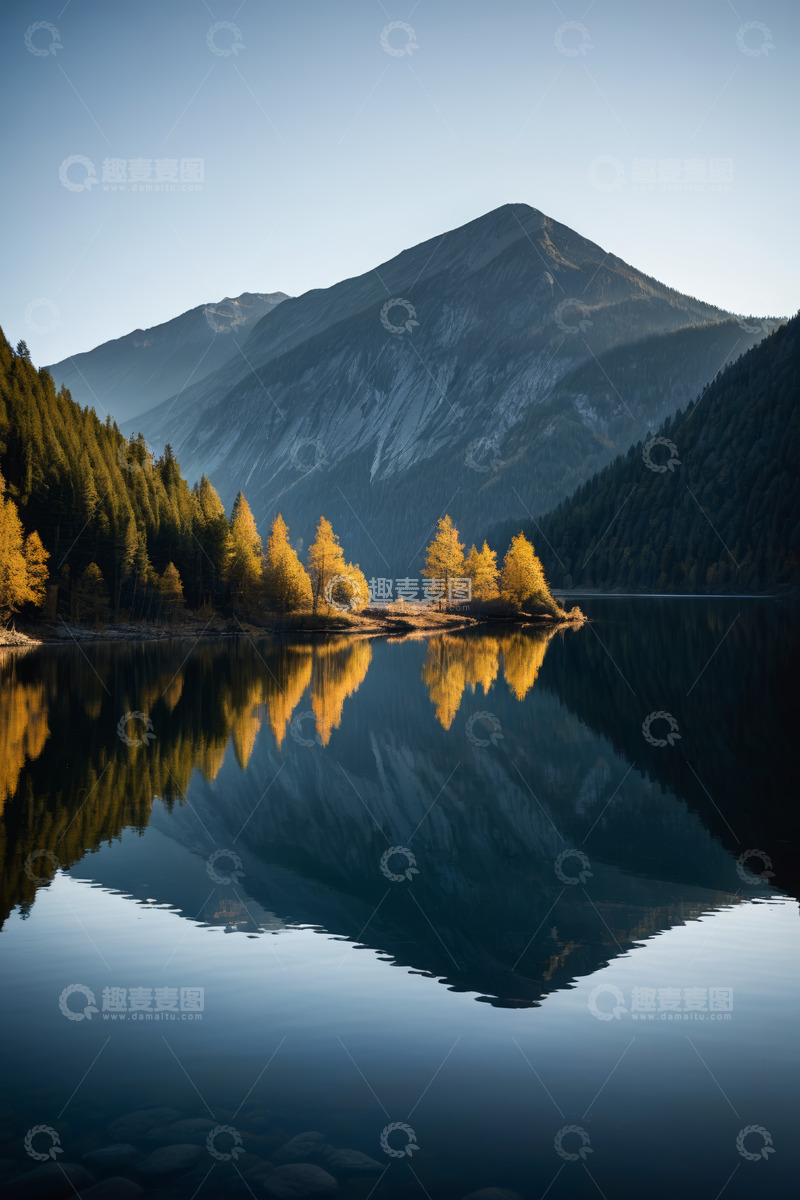 高清大图下载【趣麦麦图】山林湖泊自然风光