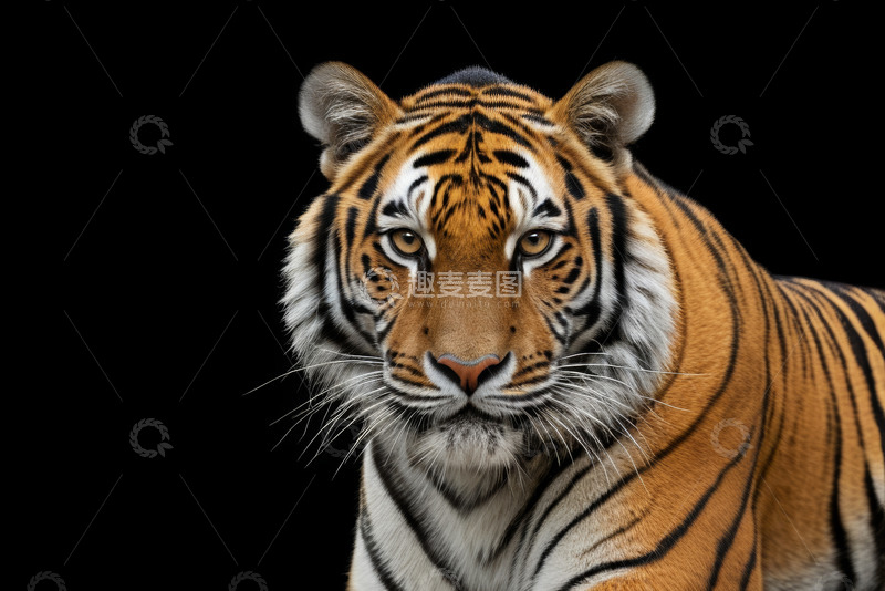 高清大图下载【趣麦麦图】老虎特写素材