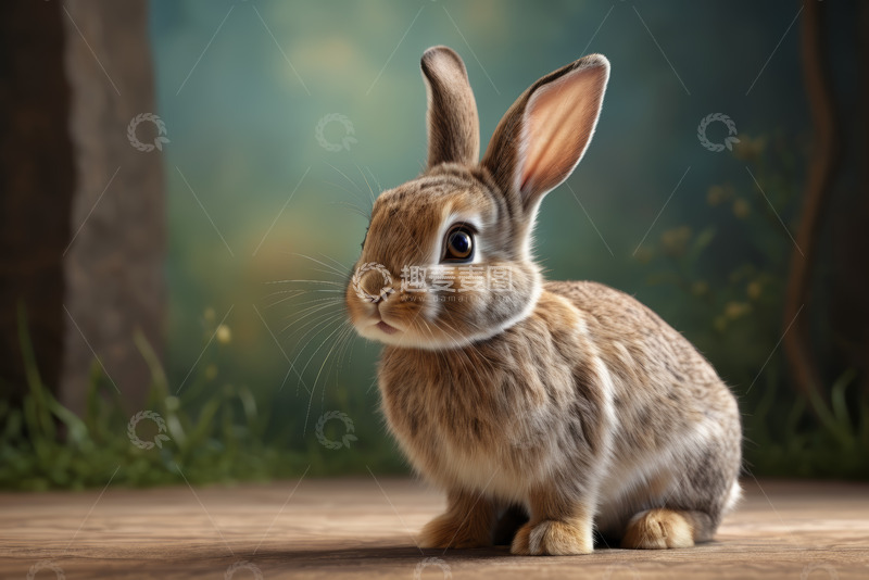 高清大图下载【趣麦麦图】可爱小兔子特写