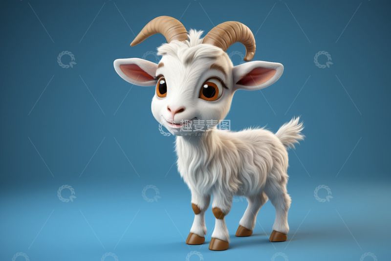 高清大图下载【趣麦麦图】可爱卡通小羊形象素材