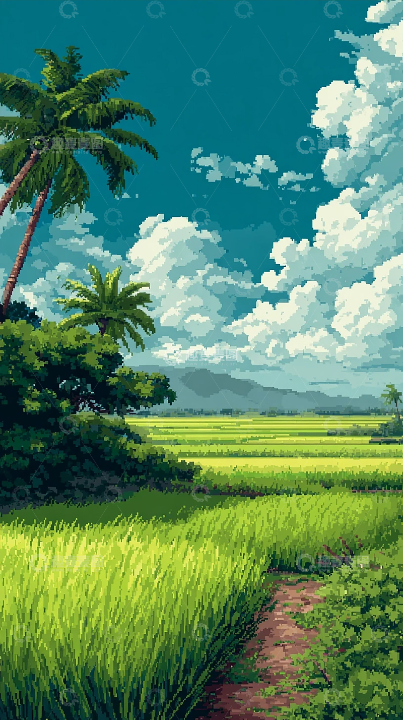 高清大图下载【趣麦麦图】郁郁葱葱的绿意