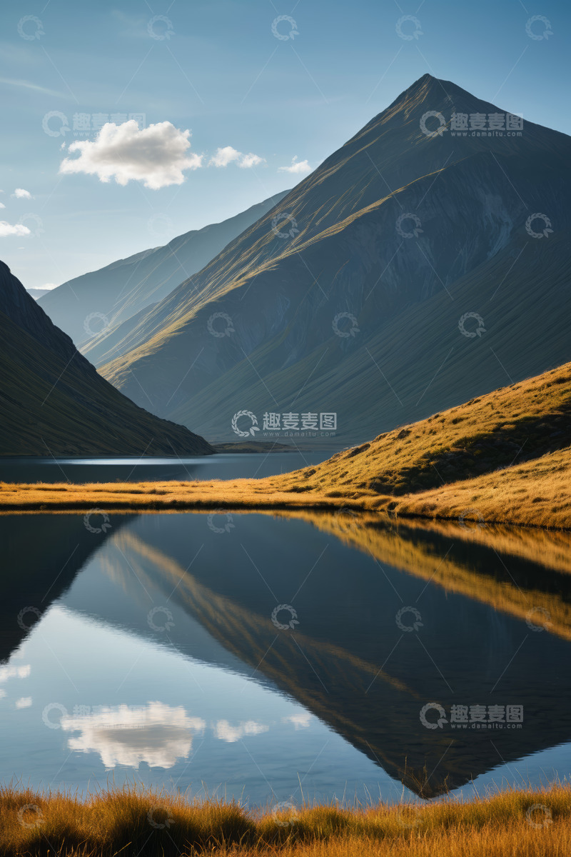 高清大图下载【趣麦麦图】山水相依的户外自然风光