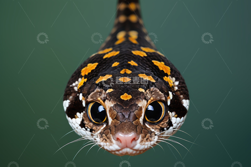 高清大图下载【趣麦麦图】蛇头部特写素材