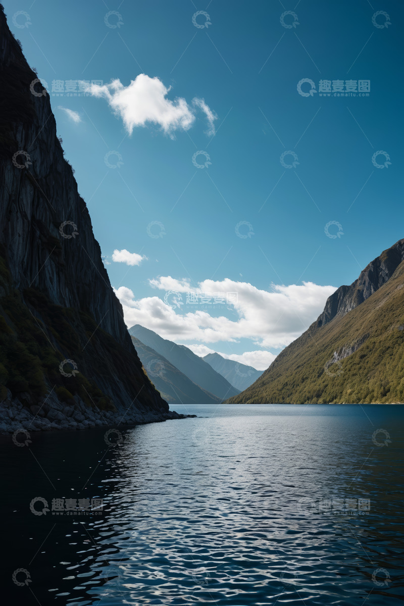 高清大图下载【趣麦麦图】山水相依的自然风景