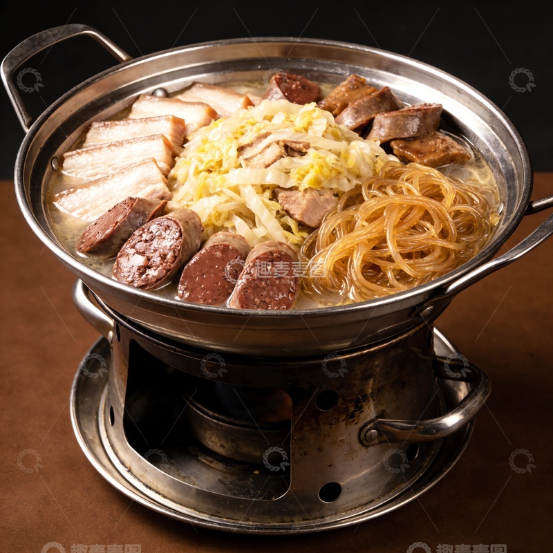 高清大图下载【趣麦麦图】杀猪菜东北乱炖