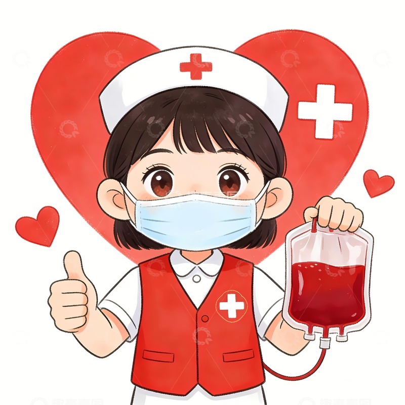 高清大图下载【趣麦麦图】血站无偿献血公益