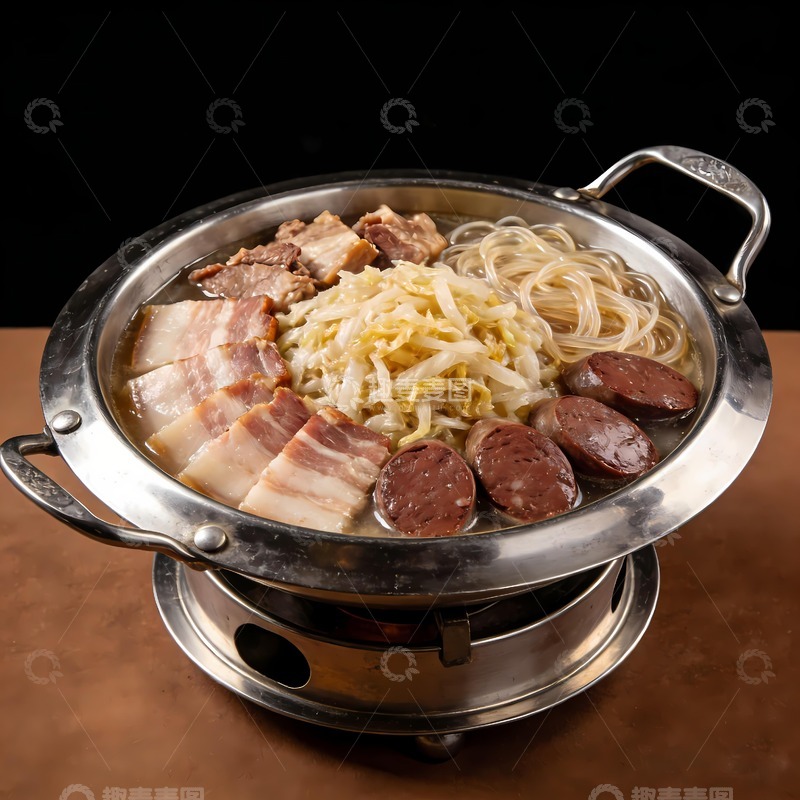 高清大图下载【趣麦麦图】杀猪菜美食摄影