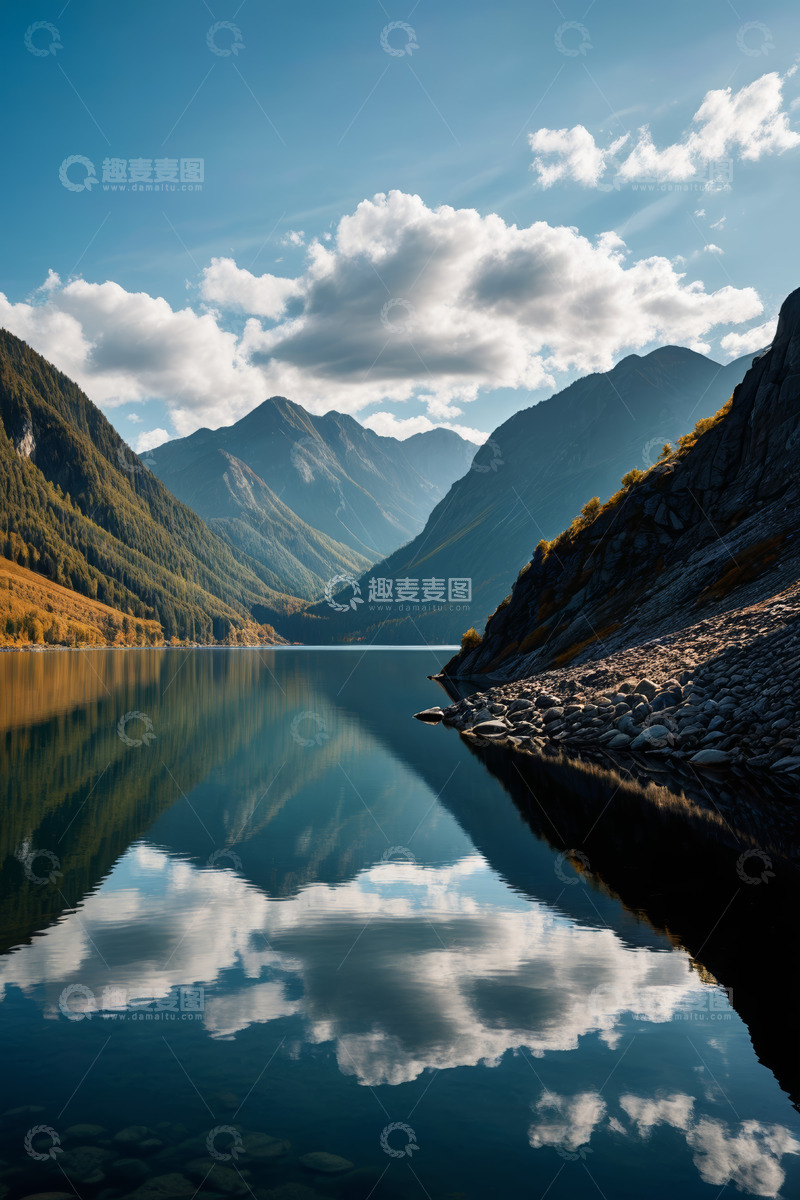 高清大图下载【趣麦麦图】山川湖泊自然风光全景