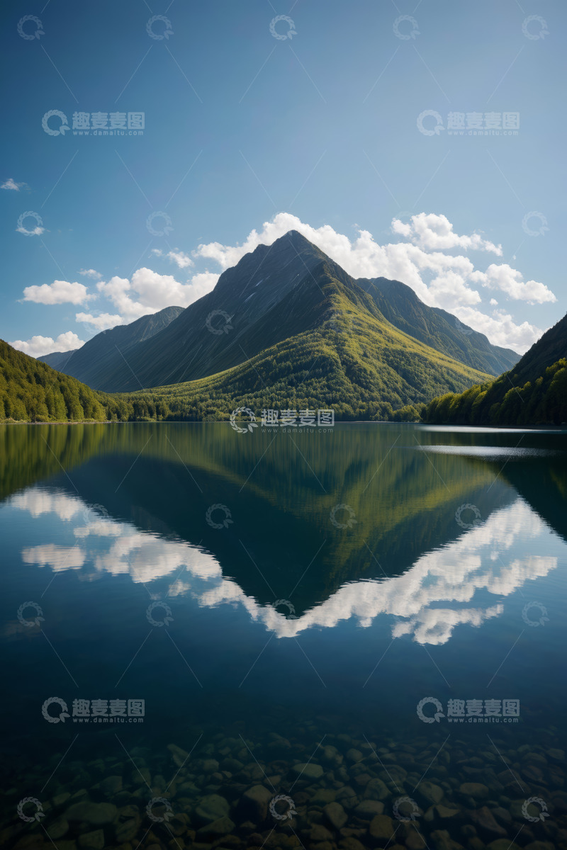 高清大图下载【趣麦麦图】青山绿水自然风光全景