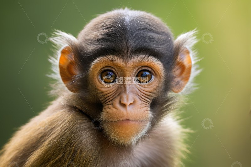 高清大图下载【趣麦麦图】特写小猴子