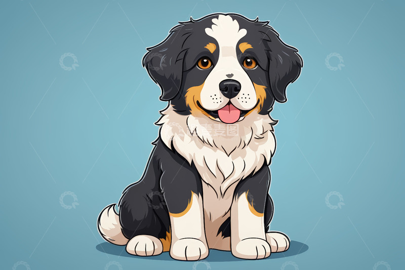 高清大图下载【趣麦麦图】可爱小狗卡通形象