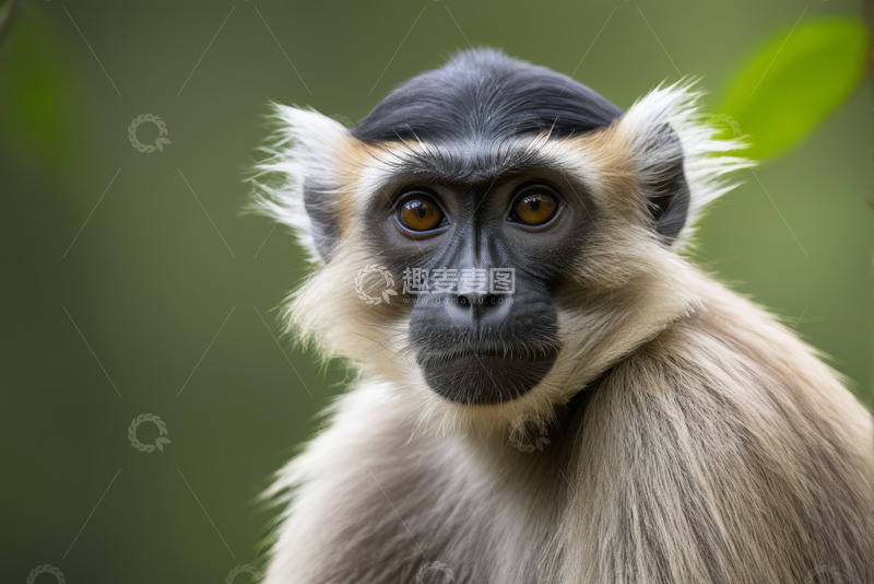 高清大图下载【趣麦麦图】特写猴子肖像