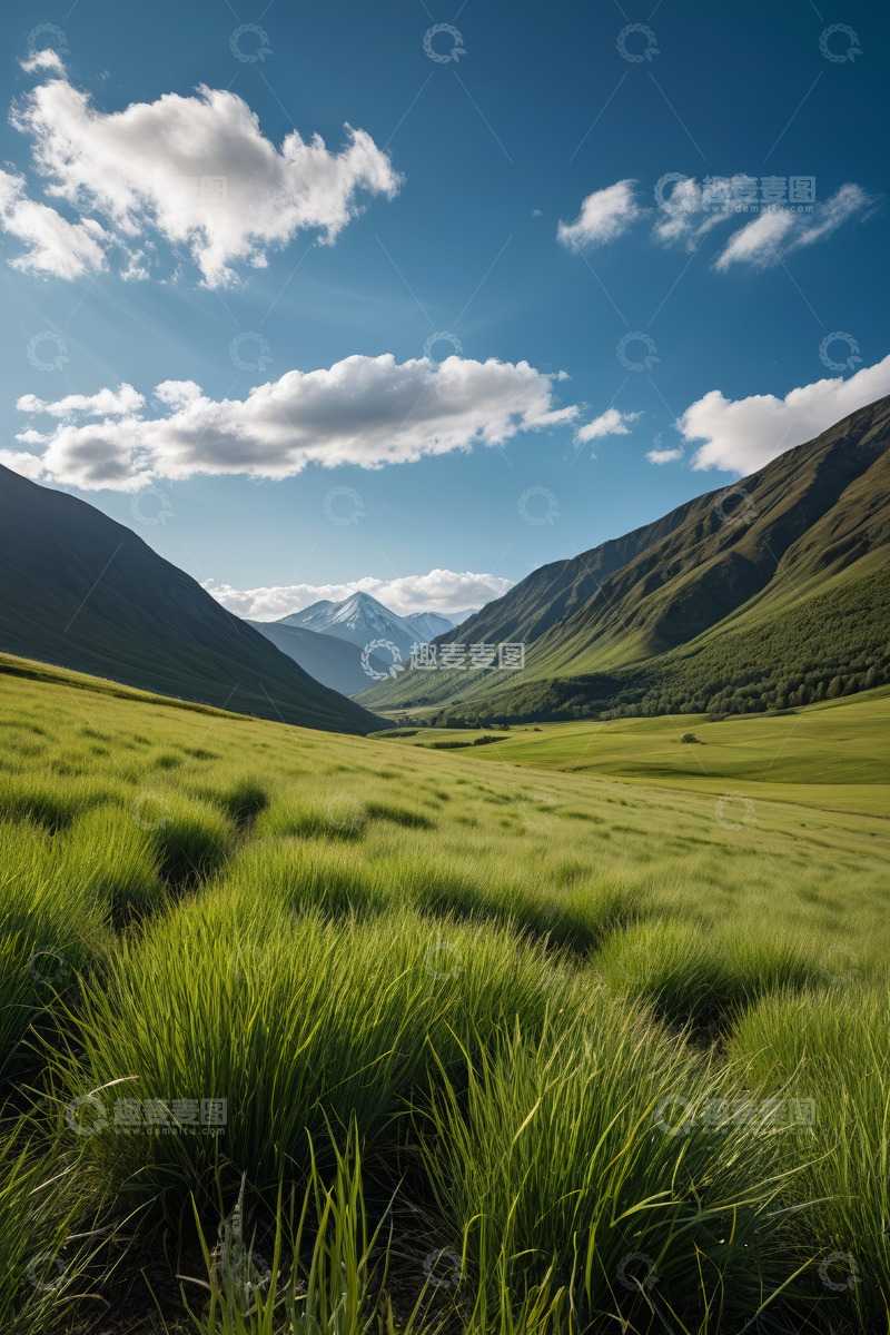 高清大图下载【趣麦麦图】山谷草原自然风光
