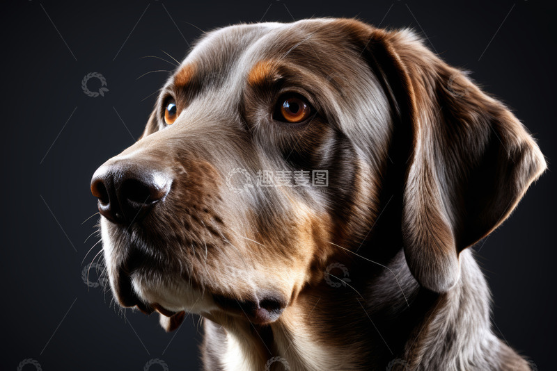 高清大图下载【趣麦麦图】狗的特写肖像
