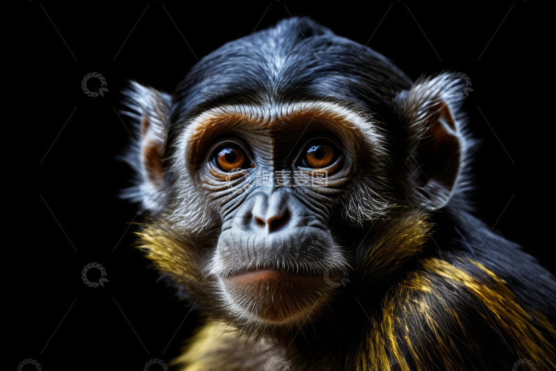 高清大图下载【趣麦麦图】猴子特写近景