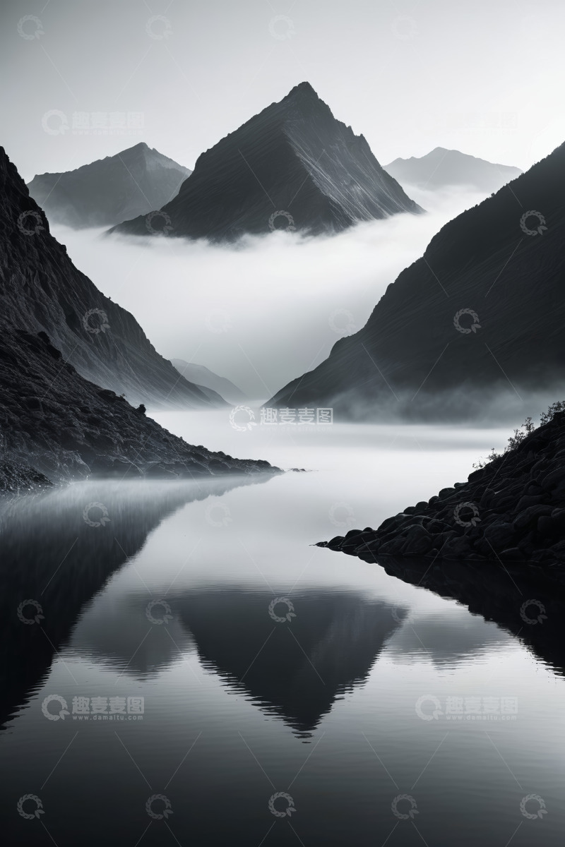 高清大图下载【趣麦麦图】山水云雾自然风光