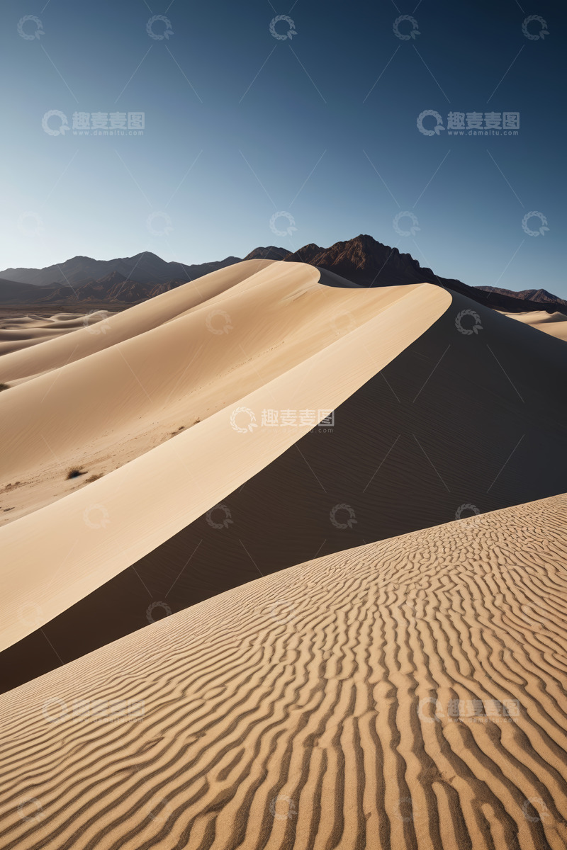 高清大图下载【趣麦麦图】沙漠沙丘自然风光