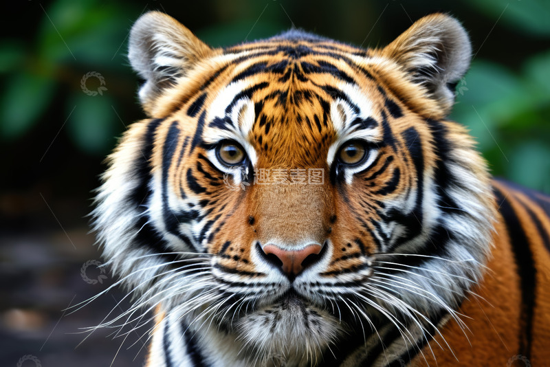 高清大图下载【趣麦麦图】老虎面部特写