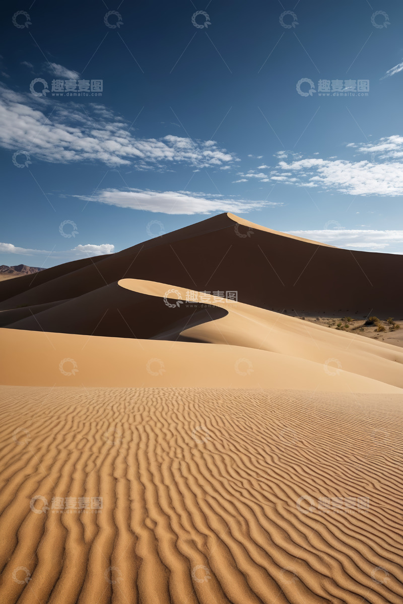 高清大图下载【趣麦麦图】沙漠沙丘自然风光