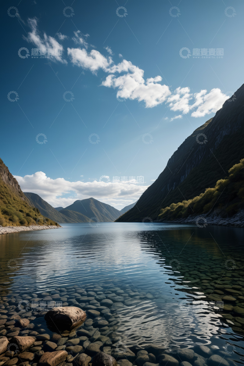 高清大图下载【趣麦麦图】挪威峡湾山水自然风光