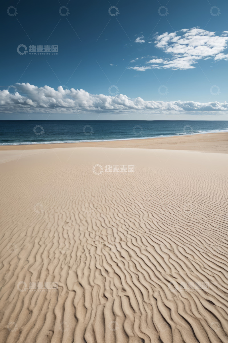 高清大图下载【趣麦麦图】海滩蓝天海洋自然风光