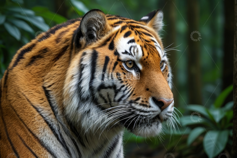 高清大图下载【趣麦麦图】特写老虎肖像