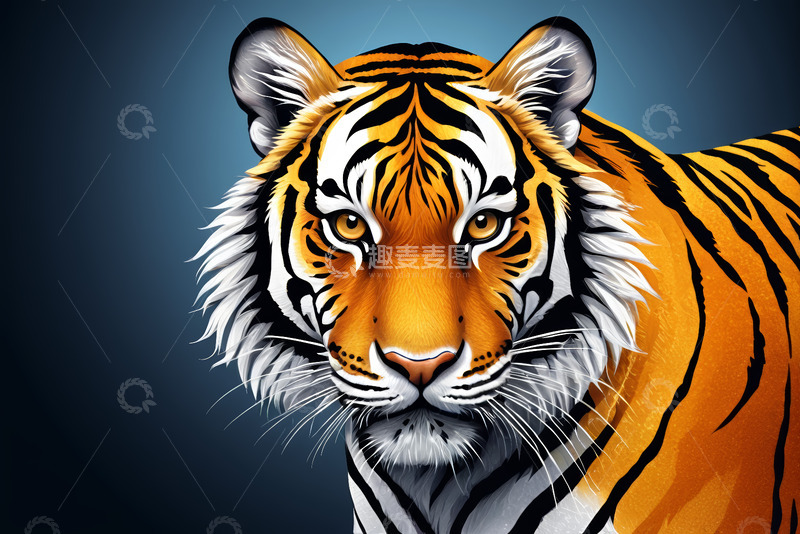 高清大图下载【趣麦麦图】老虎特写