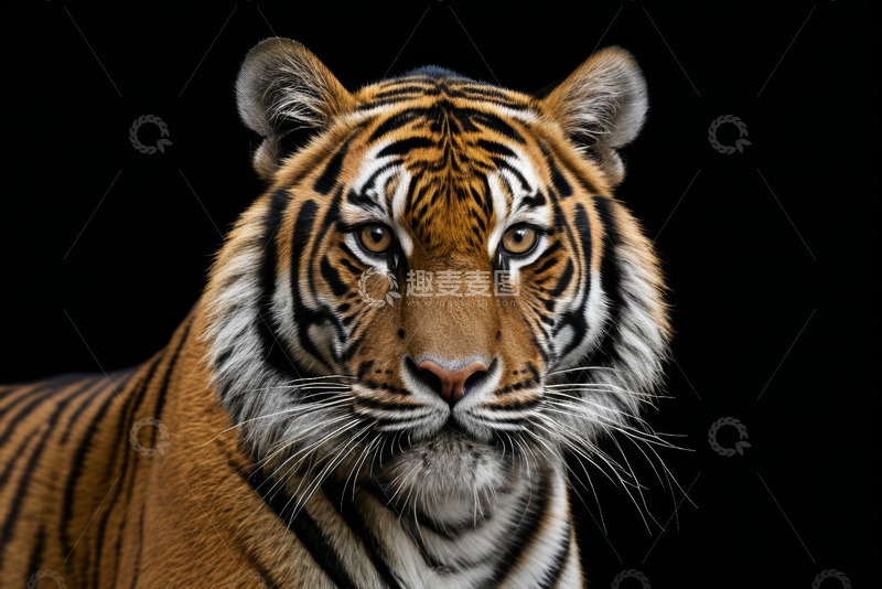 高清大图下载【趣麦麦图】老虎特写素材