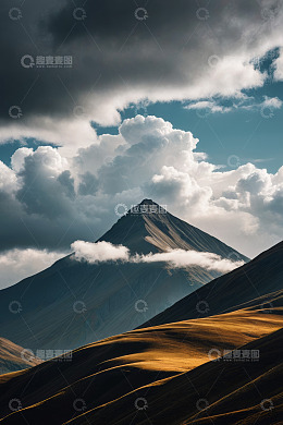 高山云海自然风光景象