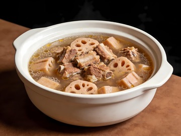 排骨莲藕汤图片