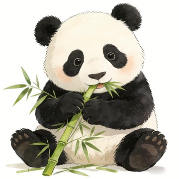 一只胖嘟嘟的大熊猫