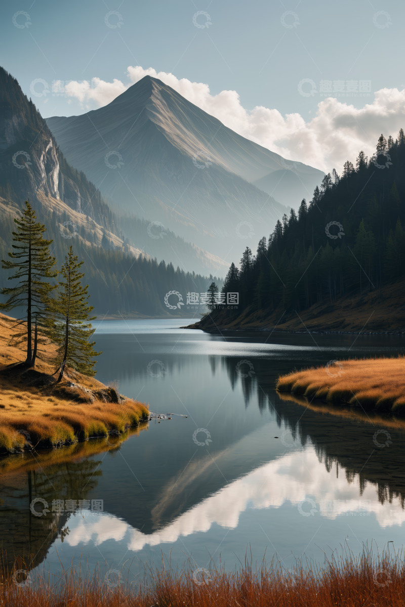 高清大图下载【趣麦麦图】山水湖泊自然风光