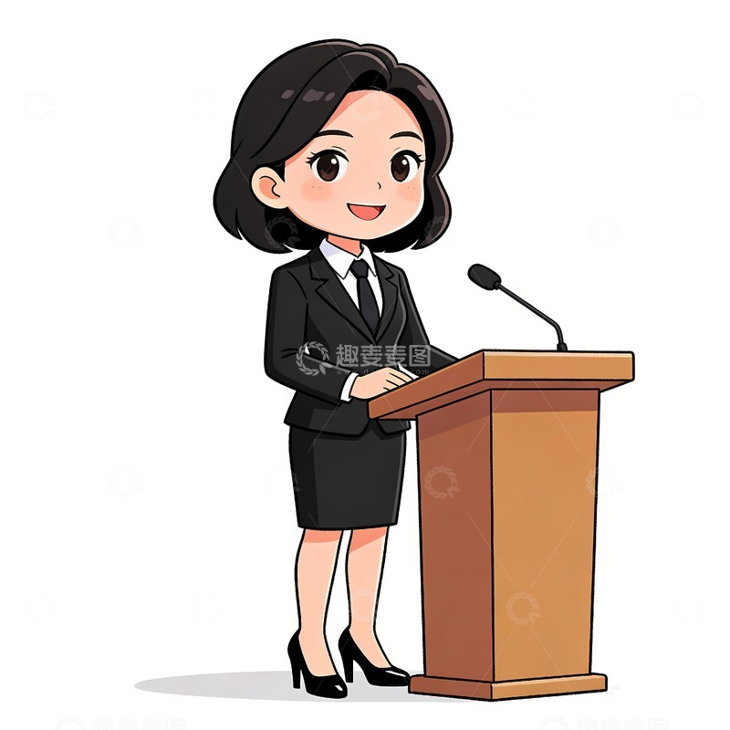 高清大图下载【趣麦麦图】讲台上的女老师